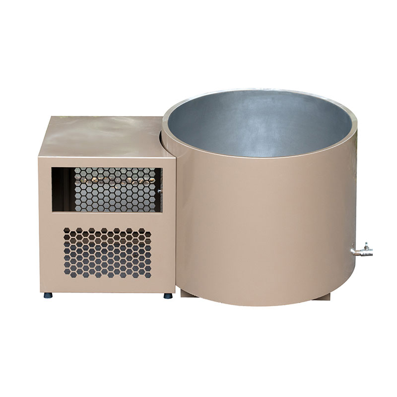 শ্যাম্পেন গোল্ড ফুল 304 স্টেইনলেস স্টীল কোল্ড প্লাঞ্জ টব