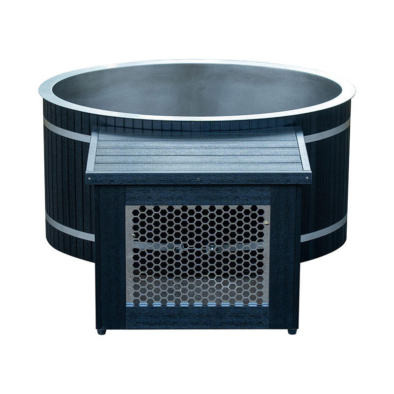 স্টেইনলেস-স্টীল টবের সাথে ওভাল কোল্ড প্লাঞ্জ